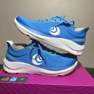 TOPO Athletic Women's Cyclone Comfortable Lightweight Running Shoes “Sky/Gold” S